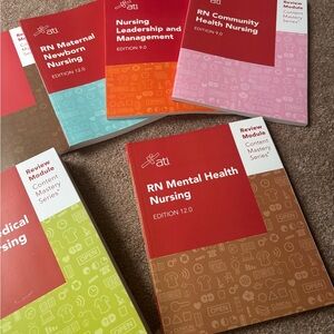 ATI Nursing Review Books Set